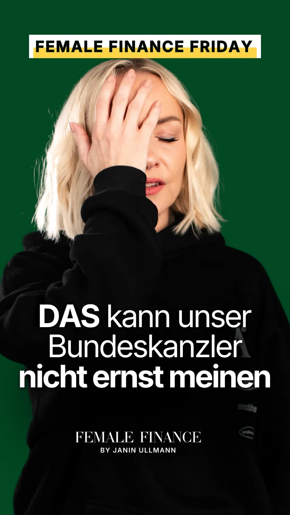 Social-Media-Motiv über eine Aussage des Bundeskanzlers