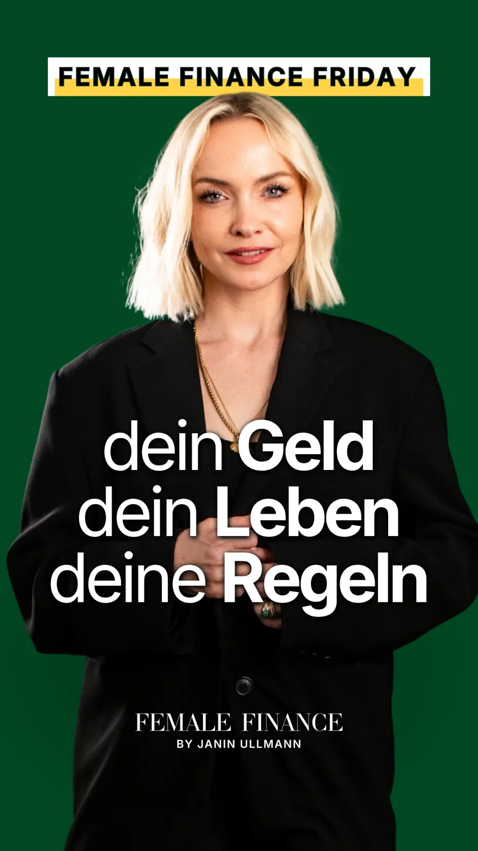 Social-Media-Motiv: dein Geld, dein Leben, deine Regeln
