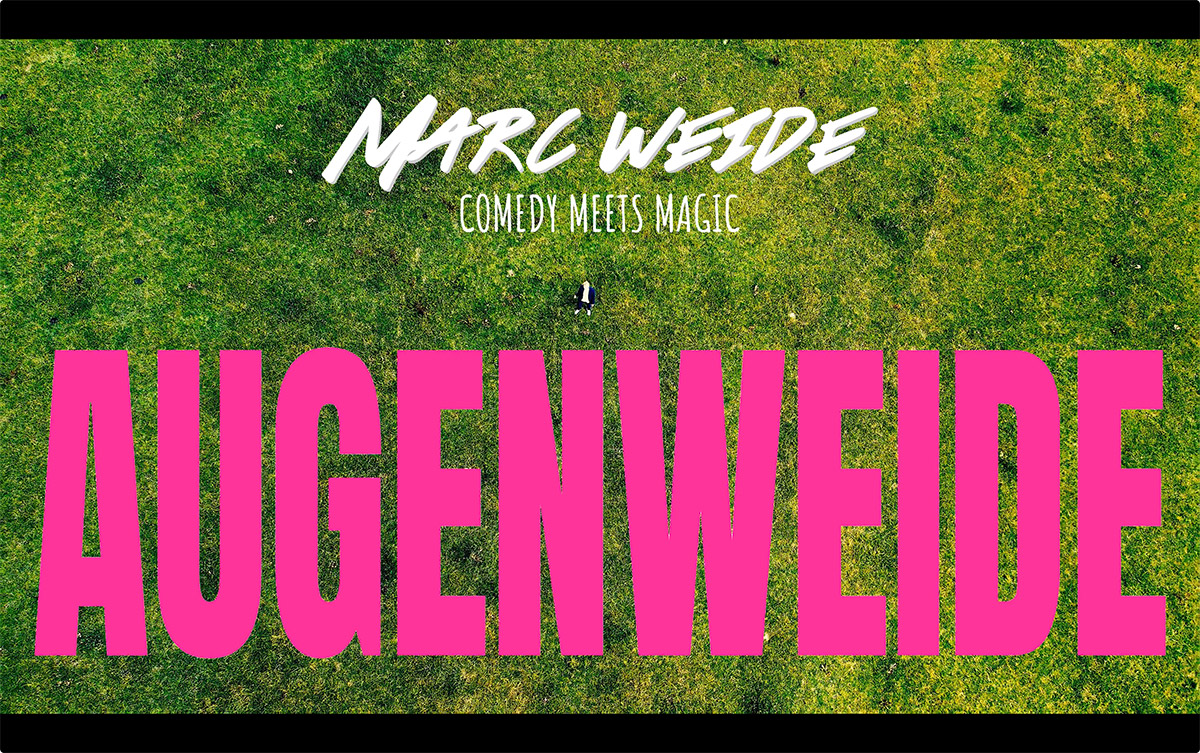 Screenshots des Einspielers der Show "Augenweide" von Marc Weide, Weltmeister der Magie und Zauberer des Jahres